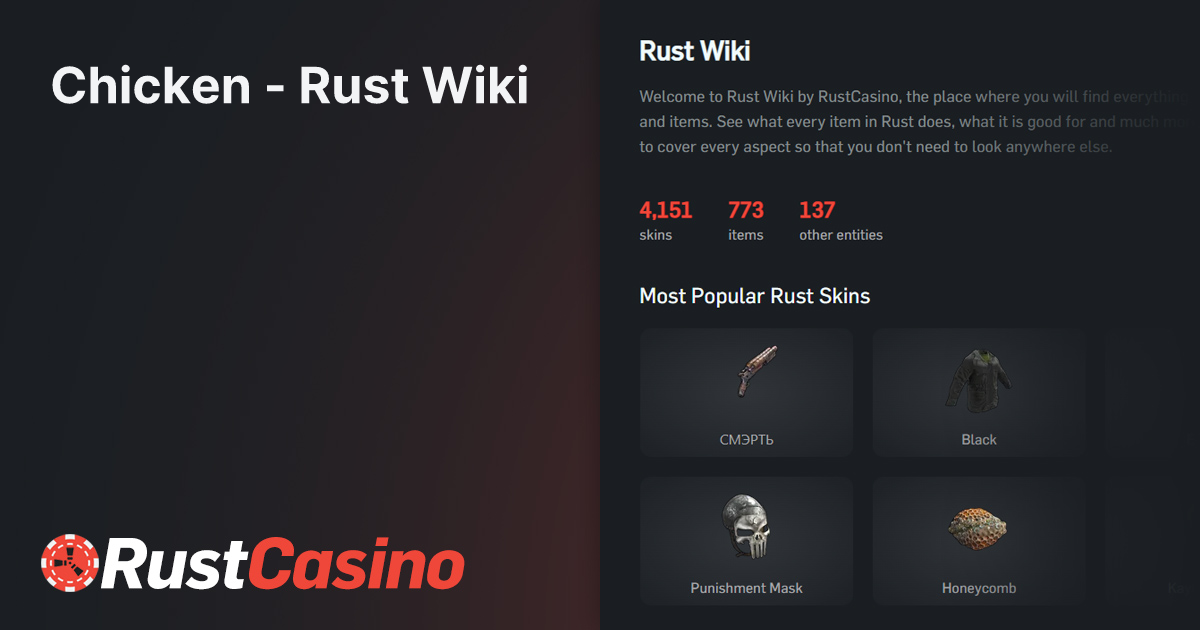 Chicken - Rust Wiki