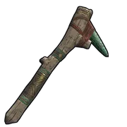 Aztec Jade Pick Axe