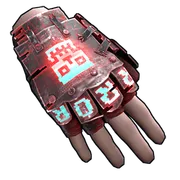 Corrupted Roadsign Gloves