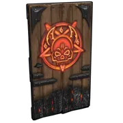 El Diablo Wooden Door