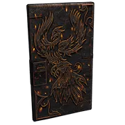 Fire Phoenix Metal Door