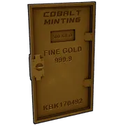 Minted Gold Armored Door