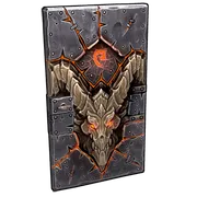 Molten Visage Metal Door