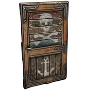 Pirate Wooden Door