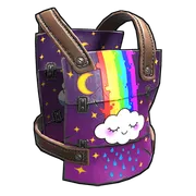 Rainbow Pony Chest Plate