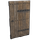 Riveted Wooden Door