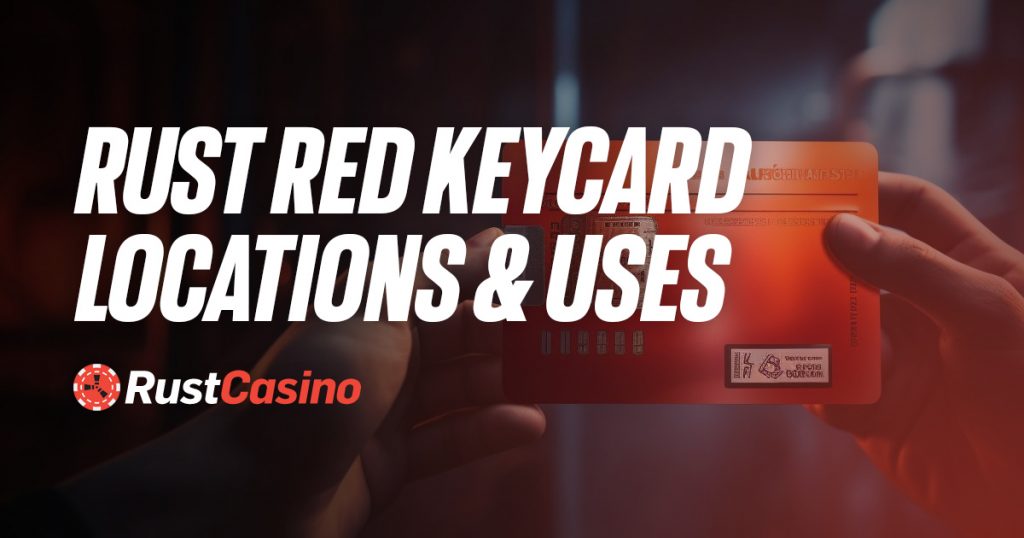 rust red keycard