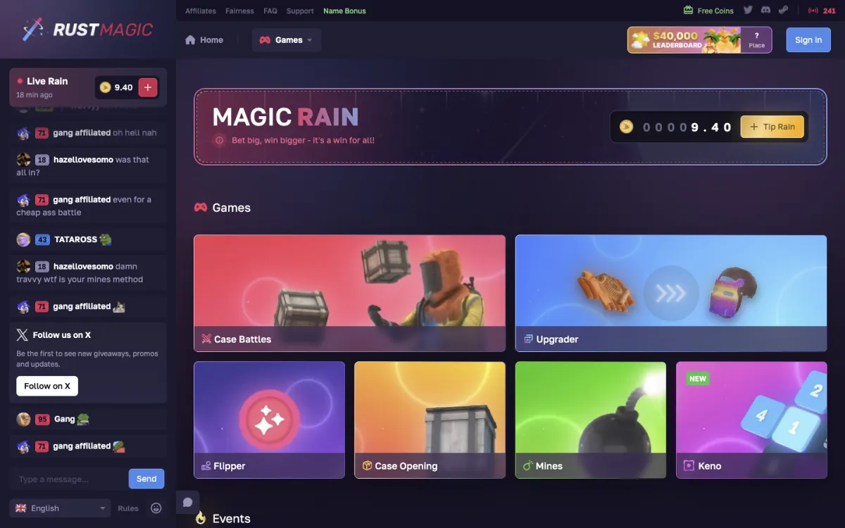 RustMagic homepage