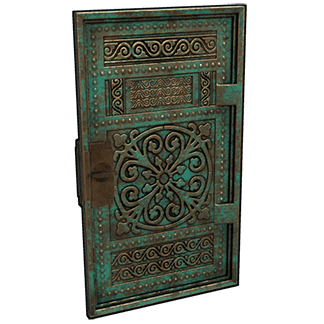 Corroded Bronze Door