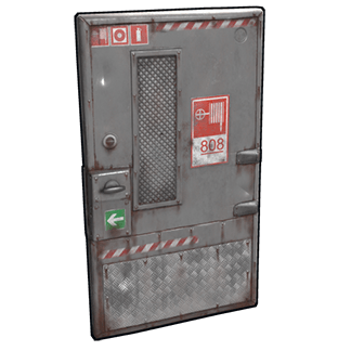 Grey Fire Door