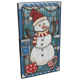 Snowman Door